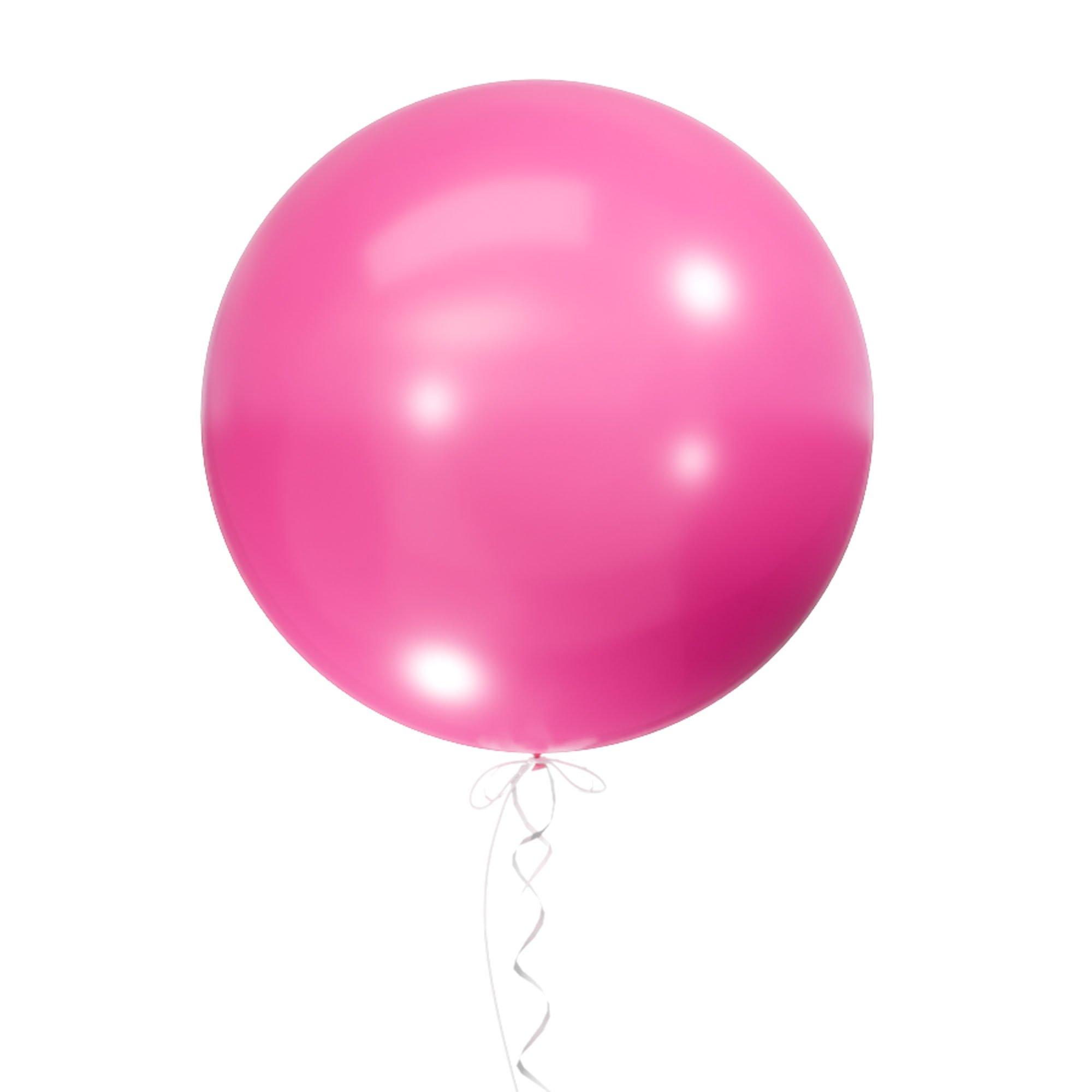 4ct, 24in, Bubble Gum Pink Premium Latex Balloons - Luxaire™